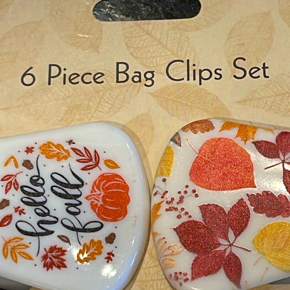 🔥MAGNETIC CLIPS🔥SET/6 FALL DECOR CLIPS NWT - Picture 5 of 7